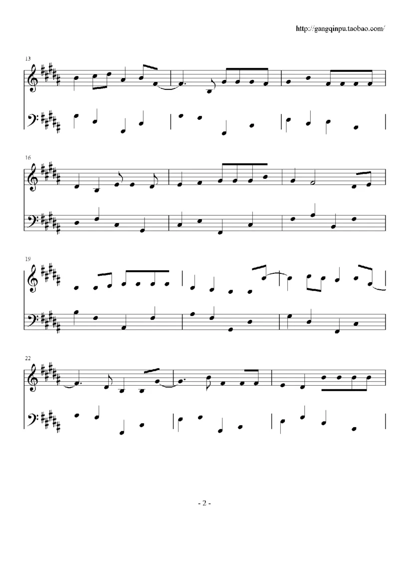 17、方力申（32页，共5首）_一万首著名钢琴曲谱哈农贝多芬合集视频教学电子版高清无水印可打印_3流行音乐谱_流行钢琴谱合集形式_高清PDF无水印