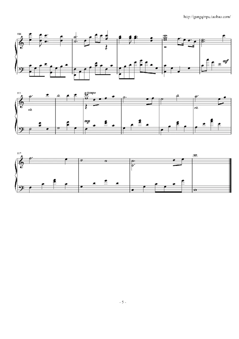17、方力申（32页，共5首）_一万首著名钢琴曲谱哈农贝多芬合集视频教学电子版高清无水印可打印_3流行音乐谱_流行钢琴谱合集形式_高清PDF无水印