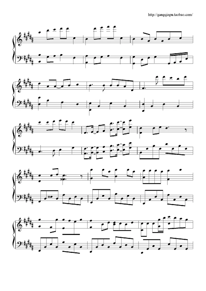 17、方力申（32页，共5首）_一万首著名钢琴曲谱哈农贝多芬合集视频教学电子版高清无水印可打印_3流行音乐谱_流行钢琴谱合集形式_高清PDF无水印