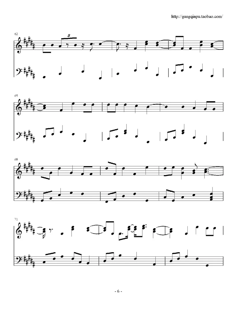 17、方力申（32页，共5首）_一万首著名钢琴曲谱哈农贝多芬合集视频教学电子版高清无水印可打印_3流行音乐谱_流行钢琴谱合集形式_高清PDF无水印