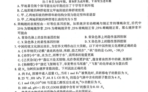 2024届陕西省渭南市临渭区高三下学期三模理综试题_2024年5月_01按日期_12号_2024届陕西省渭南市临渭区高三下学期三模_2024届陕西省渭南市临渭区高三下学期三模理综试题