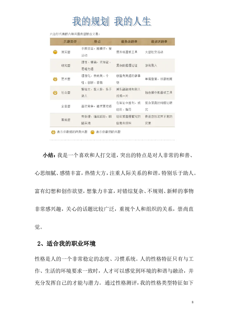 翟雅鑫的空乘职业规划_E6-职业规划_82空乘专业