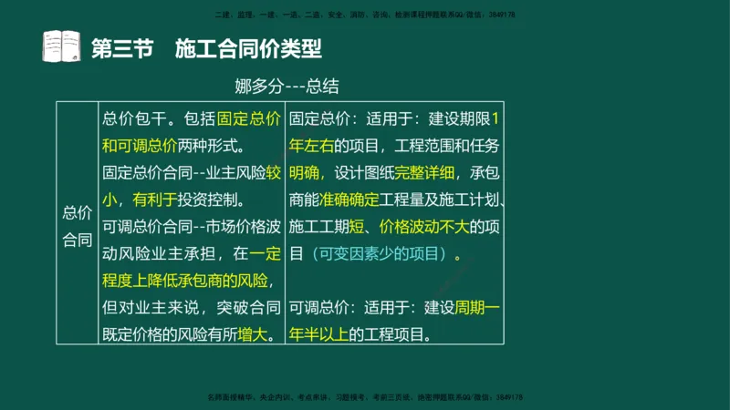07-投资控制-第三章第三节施工合同价类型_监理工程师_2025监理工程师_2025年监理工程师SVIP_2025年监理水利控制SVIP_02-基础精讲✿高端面授✿深度强化_03.投资_讲义