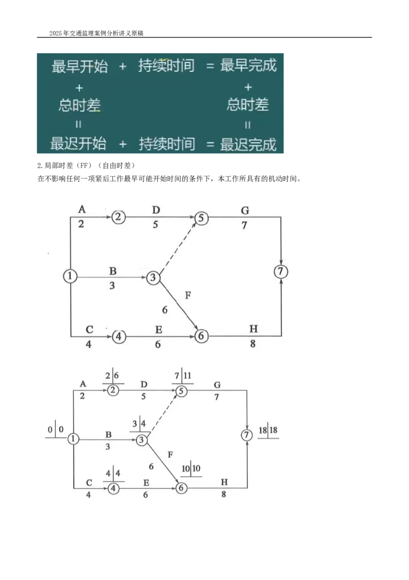 (08)2025交通监理案例分析精讲班-进度控制类_监理工程师_2025监理工程师_2025年监理工程师SVIP_2025年监理交通案例SVIP_02-基础精讲✿高端面授✿深度强化_精讲班课件WORD格式