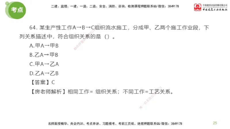 05节2025年监理工程师目标控制模考精析（04.24）_监理工程师_2025监理工程师_2025年监理工程师SVIP_2025年监理土建控制SVIP_03-习题精析✿实战特训✿模考通关_讲义