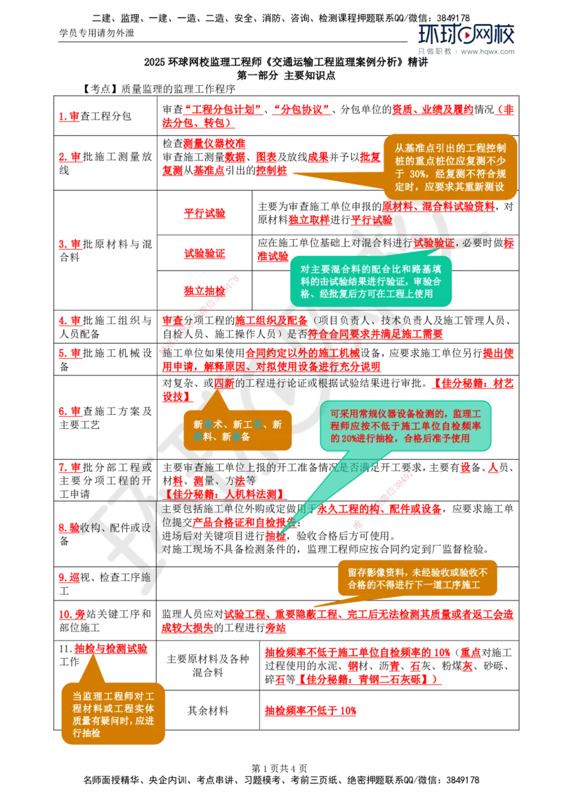 13.基本知识点十工程质量控制(二)_监理工程师_2025监理工程师_2025年监理工程师SVIP_2025年监理交通案例SVIP_02-基础精讲✿高端面授✿深度强化
