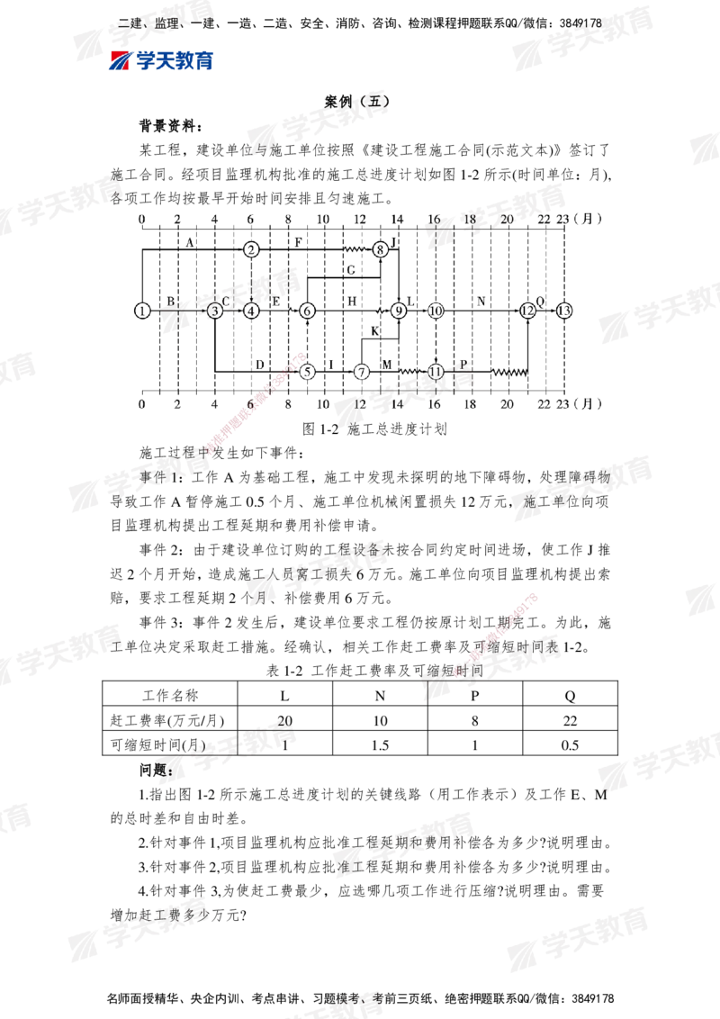 02.2025年监理《案例分析(土建)》模考预测卷（二）_监理工程师_2025监理工程师_2025年监理工程师SVIP_2025年监理土建案例SVIP_03-习题精析✿实战特训✿模考通关_--配套讲义--