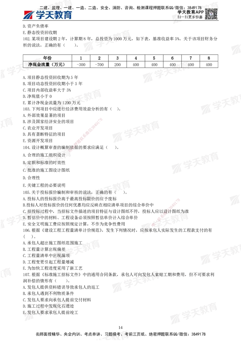 01.2025年监理《土建三控》模考预测（一）题目_监理工程师_2025监理工程师_2025年监理工程师SVIP_2025年监理土建控制SVIP_04-冲刺串讲✿考点强化✿小灶集训_--配套讲义--