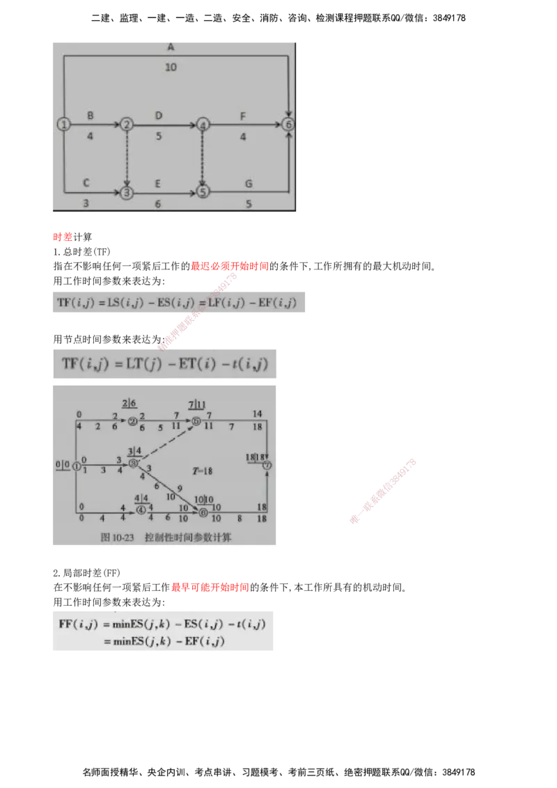 06-第一部分-模块二-进度控制（二）_监理工程师_2025监理工程师_2025年监理工程师SVIP_2025年监理交通案例SVIP_04-冲刺串讲✿考点强化✿小灶集训_讲义