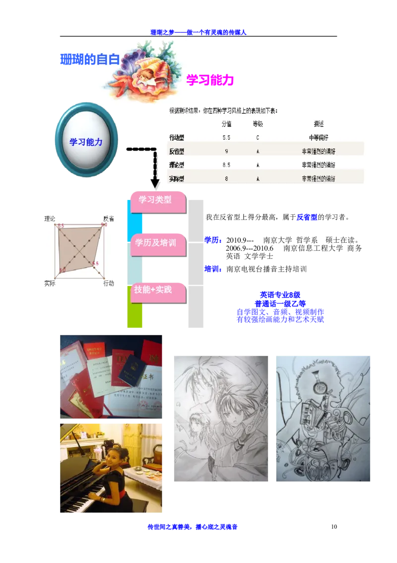 职业生涯规划书-优秀获奖作品(含简历)_E6-职业规划_93精选范本