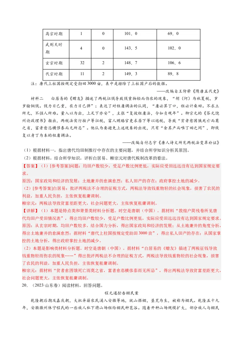 专题15选择性必修内容（解析卷）_近10年高考真题汇编（必刷）_十年（2014-2024）高考历史真题分项汇编（全国通用）_2023年高考真题和模拟题历史分项汇编（全国通用）