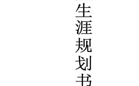 职业生涯规划书(1)_E6-职业规划_84统计学专业