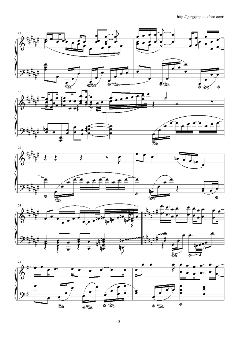 19、张韶涵（60页，共14首）_一万首著名钢琴曲谱哈农贝多芬合集视频教学电子版高清无水印可打印_3流行音乐谱_流行钢琴谱合集形式_高清PDF无水印