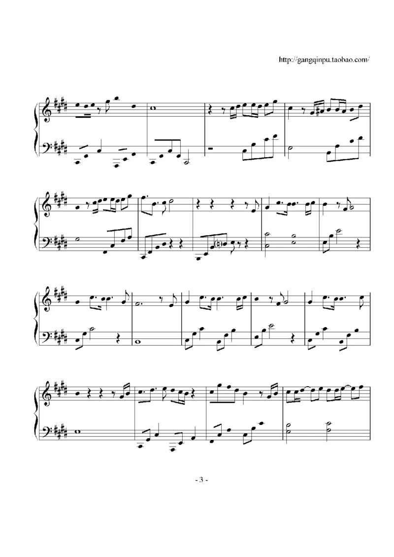 19、张韶涵（60页，共14首）_一万首著名钢琴曲谱哈农贝多芬合集视频教学电子版高清无水印可打印_3流行音乐谱_流行钢琴谱合集形式_高清PDF无水印