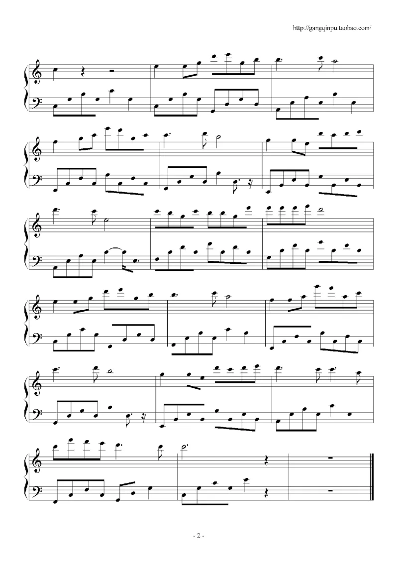 19、张韶涵（60页，共14首）_一万首著名钢琴曲谱哈农贝多芬合集视频教学电子版高清无水印可打印_3流行音乐谱_流行钢琴谱合集形式_高清PDF无水印