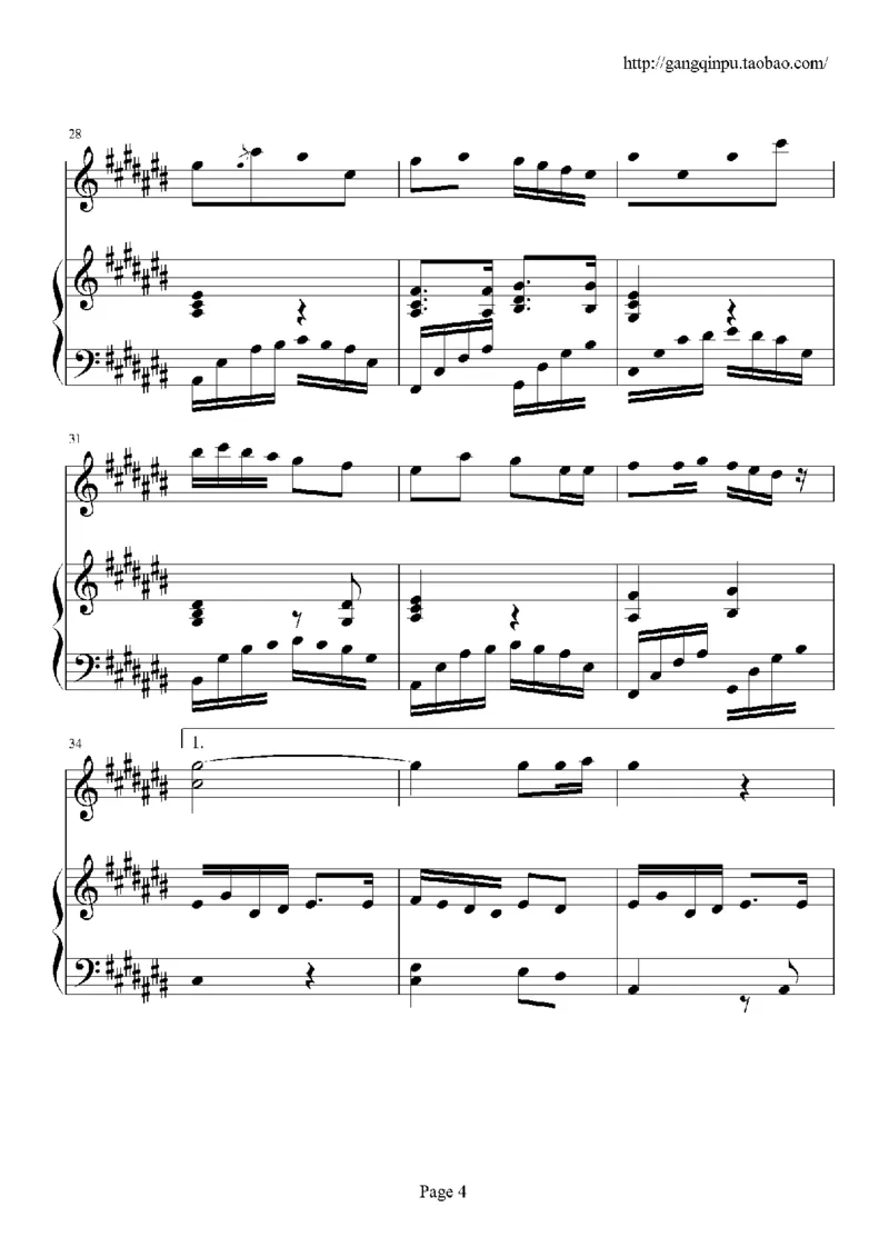 19、张韶涵（60页，共14首）_一万首著名钢琴曲谱哈农贝多芬合集视频教学电子版高清无水印可打印_3流行音乐谱_流行钢琴谱合集形式_高清PDF无水印