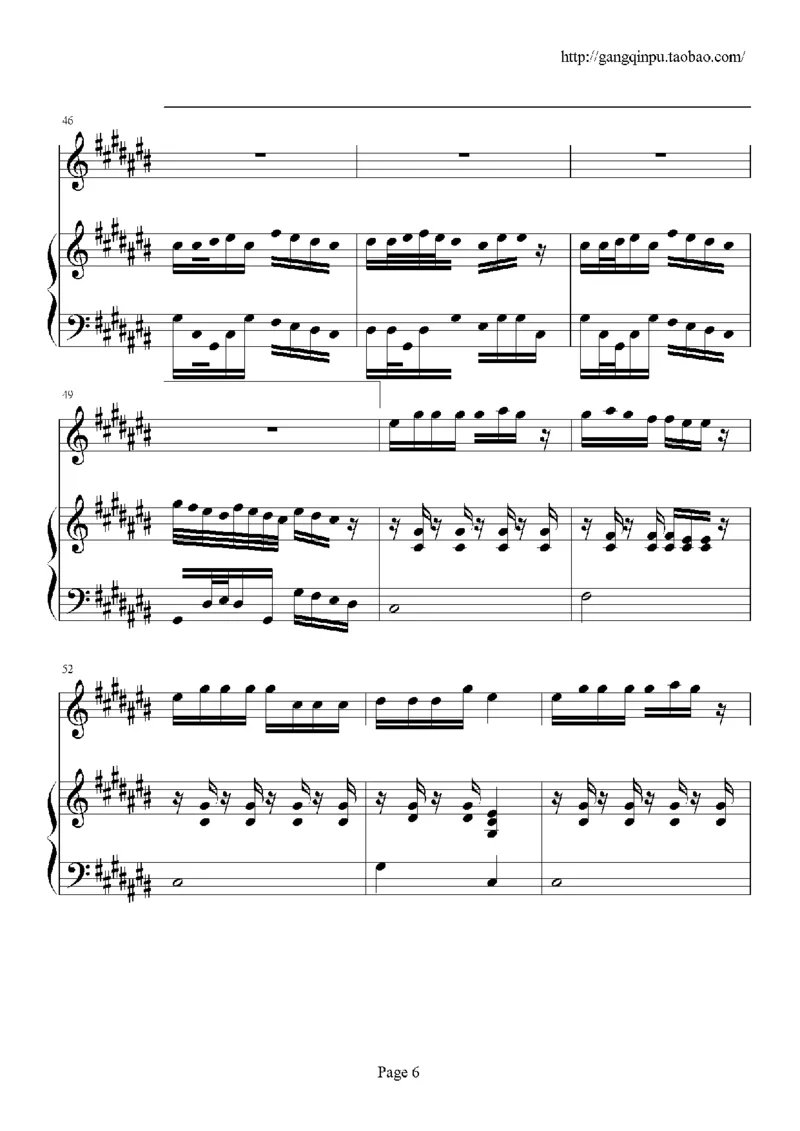 19、张韶涵（60页，共14首）_一万首著名钢琴曲谱哈农贝多芬合集视频教学电子版高清无水印可打印_3流行音乐谱_流行钢琴谱合集形式_高清PDF无水印