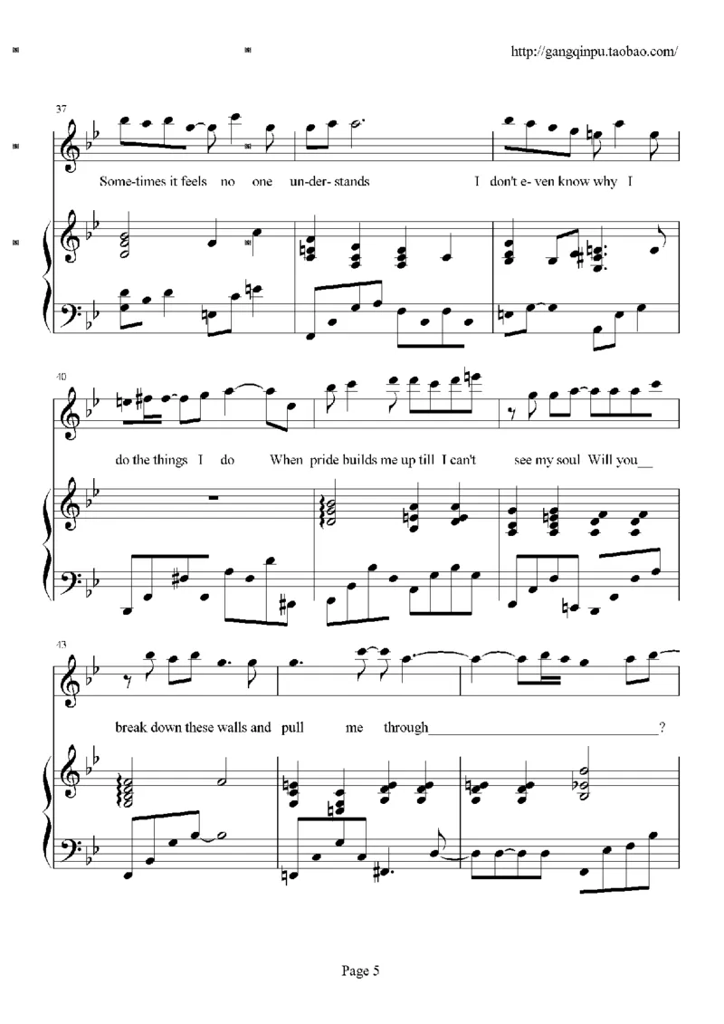 19、张韶涵（60页，共14首）_一万首著名钢琴曲谱哈农贝多芬合集视频教学电子版高清无水印可打印_3流行音乐谱_流行钢琴谱合集形式_高清PDF无水印