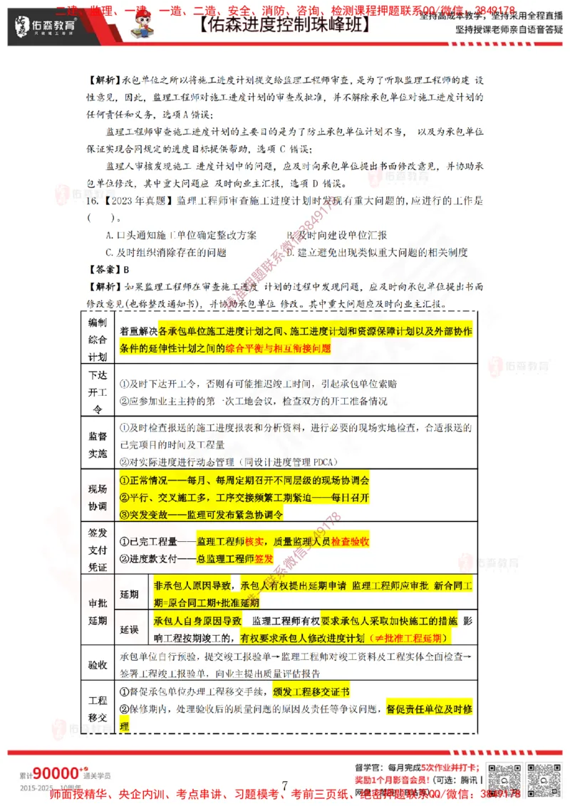 1月24日佑森进度控制珠峰班VIP作业答案_监理工程师_2025监理工程师_2025年监理工程师SVIP_2025年监理土建控制SVIP_02-基础精讲✿高端面授✿深度强化