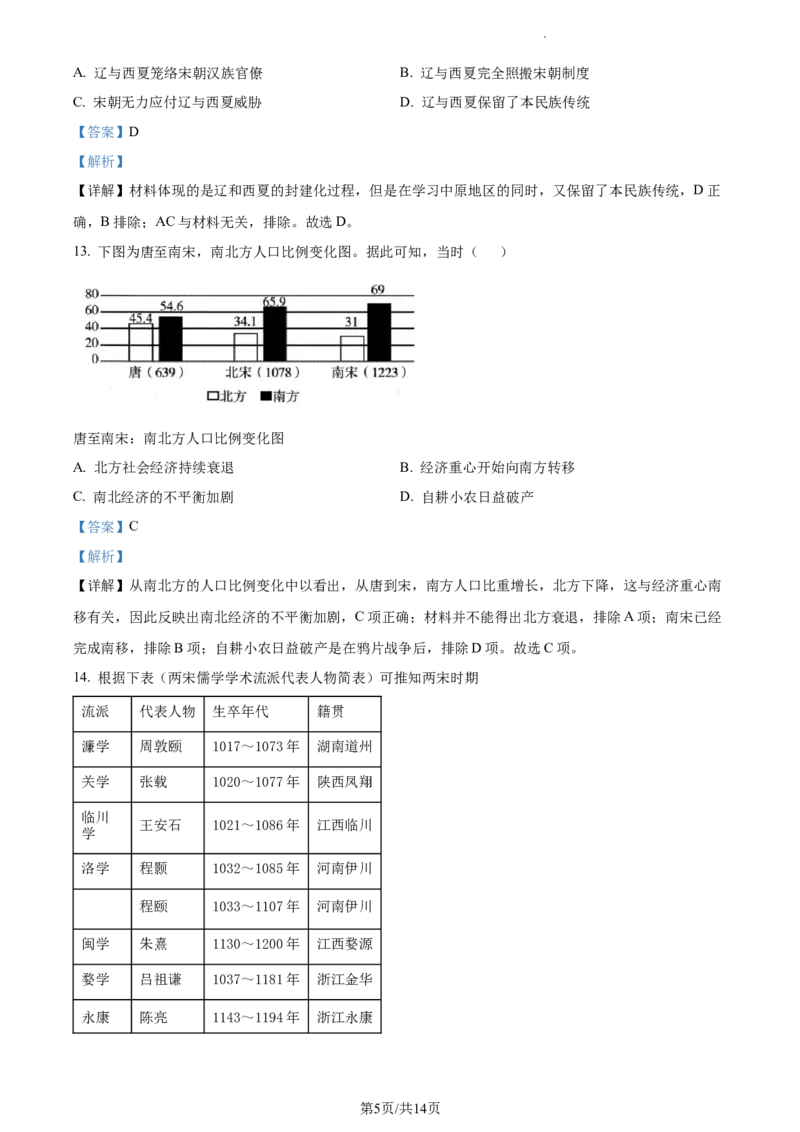 2022-2023学年高一上学期期中模拟历史试题（解析版）_E015高中全科试卷_历史试题_必修上_3.期中试卷_高一上学期中模拟历史试题