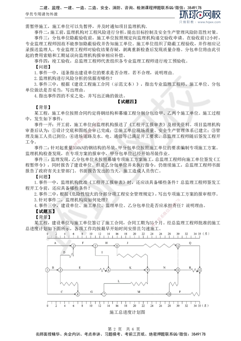 2023真题解析（二）_监理工程师_2025监理工程师_2025年监理工程师SVIP_2025年监理土建案例SVIP_03-习题精析✿实战特训✿模考通关_15-案例《真题解析班》王双增HQ_2023年真题