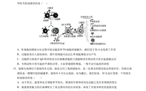 生物-2024届新高三开学摸底考试卷（全国通用新教材）02(考试版)_2024届新高三开学摸底考试卷_生物-2024届新高三开学摸底考试卷_生物-2024届新高三开学摸底考试卷（全国通用，新教材）02