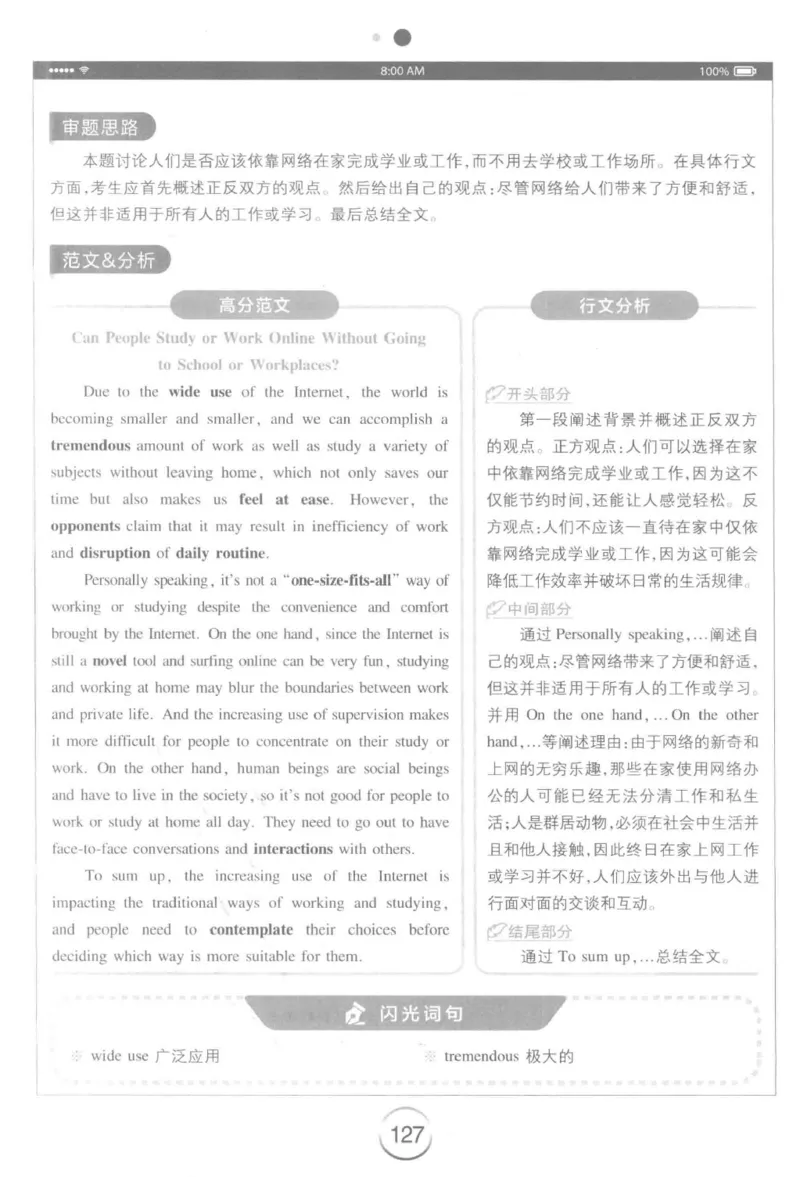 星火简&middot;专四写作120篇227面_2025专四专八真题及备考资料_2009-2024专四真题+备考资料_2024专四备考资料合辑（电子书）_24专四作文_24星火专四写作120篇