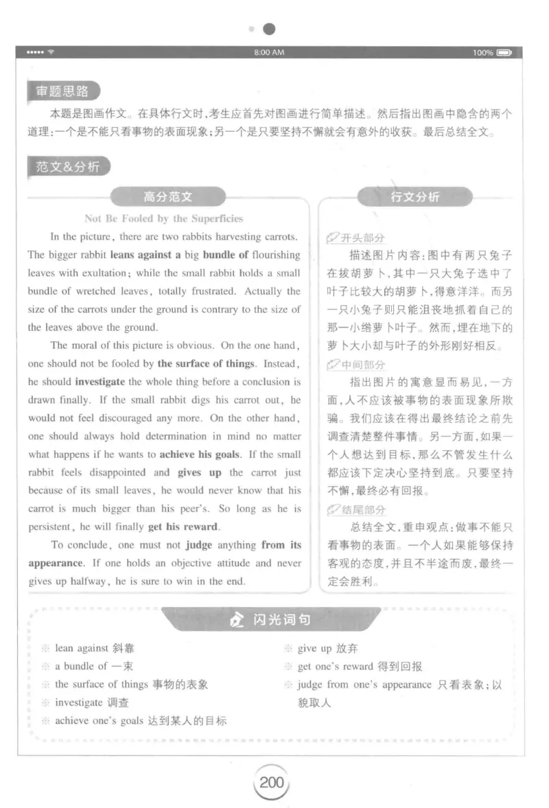 星火简&middot;专四写作120篇227面_2025专四专八真题及备考资料_2009-2024专四真题+备考资料_2024专四备考资料合辑（电子书）_24专四作文_24星火专四写作120篇