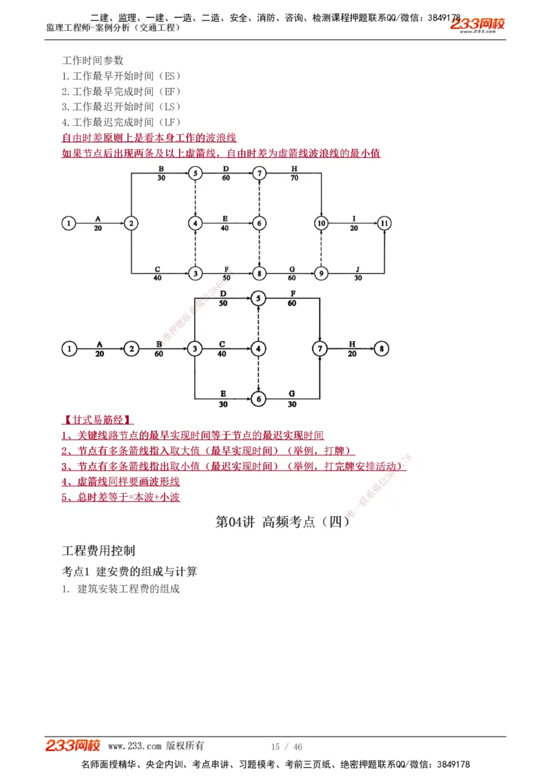 1-8_监理工程师_2025监理工程师_2025年监理工程师SVIP_2025年监理交通案例SVIP_04-冲刺串讲✿考点强化✿小灶集训_03-交通案例《高频考点班》甘森233