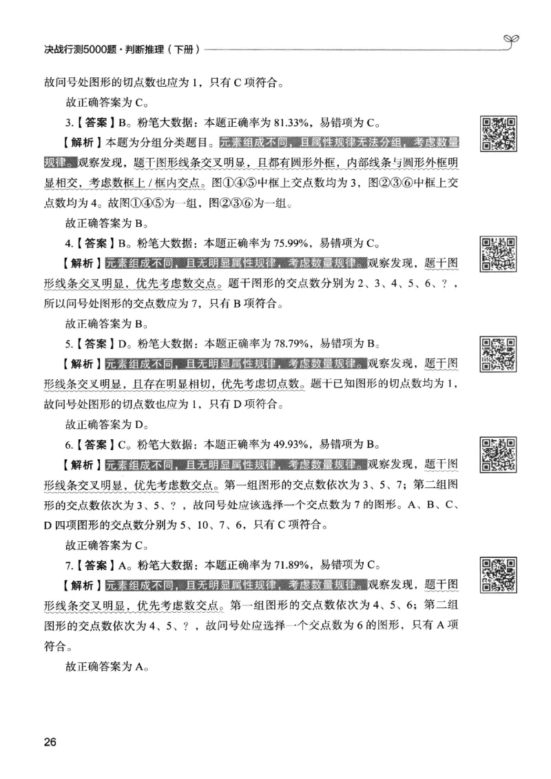 2判断下册_2026考公资料_26行测5000+申论100一定先转存网盘_行测5000题持续更新_最新行测5000题（2025年7月版次）_新版5000题电子版7月版