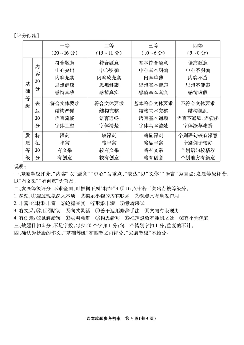 2024届重庆市南开中学校高三下学期5月模拟预测语文答案_2024年5月_01按日期_10号_2024届重庆市南开中学高三下学期5月月考_重庆市南开中学2024届高三下学期5月月考试题语文PDF版含答案