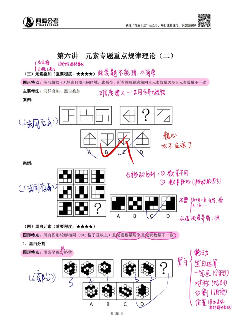 龙飞丨25平面图推筑基班笔记（版本一）_2026考公资料_（01）花生十三_（02）龙飞_龙飞笔记合集