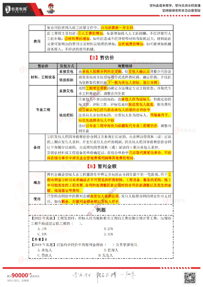 2025.2.16佑森教育叶虎翼授课监理投资控制《投资控制（2）》专用讲义，版权所有，侵权必究_监理工程师_2025监理工程师_2025年监理工程师SVIP_2025年监理土建控制SVIP