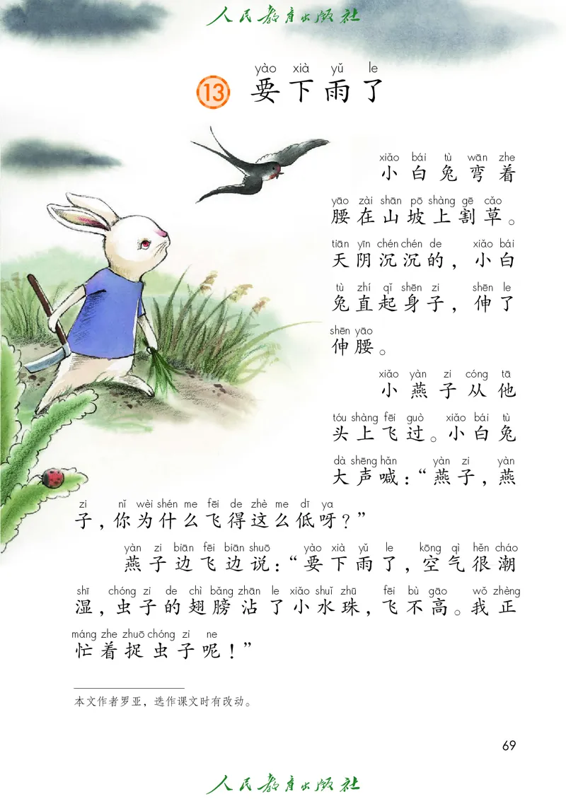 语文一年级下册PDF电子课本_一年级上下册资料_一年级上语数英上下册学习资料_3-6-2、小学一年级语文下册_统编、部编、人教（语文全国统一只有一个版）_11、电子课本