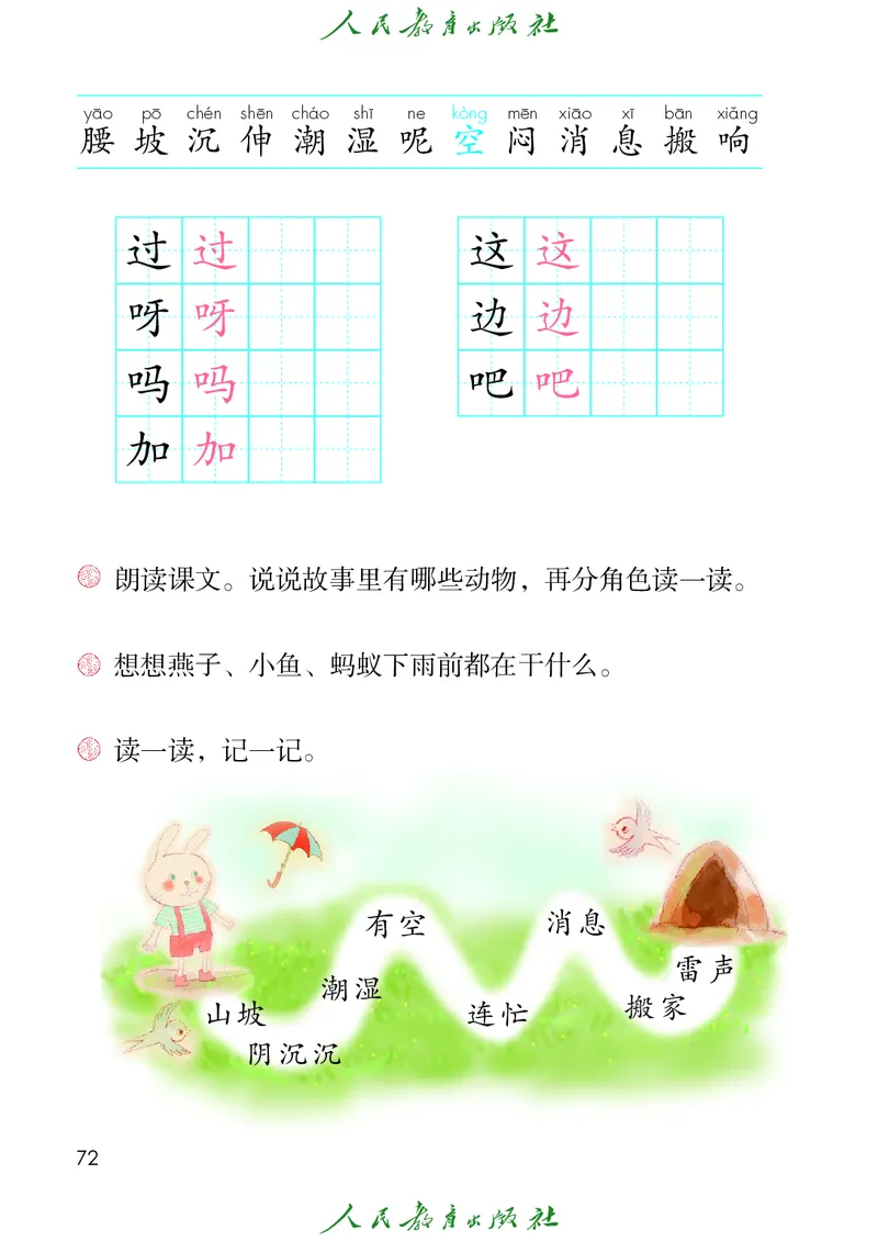 语文一年级下册PDF电子课本_一年级上下册资料_一年级上语数英上下册学习资料_3-6-2、小学一年级语文下册_统编、部编、人教（语文全国统一只有一个版）_11、电子课本