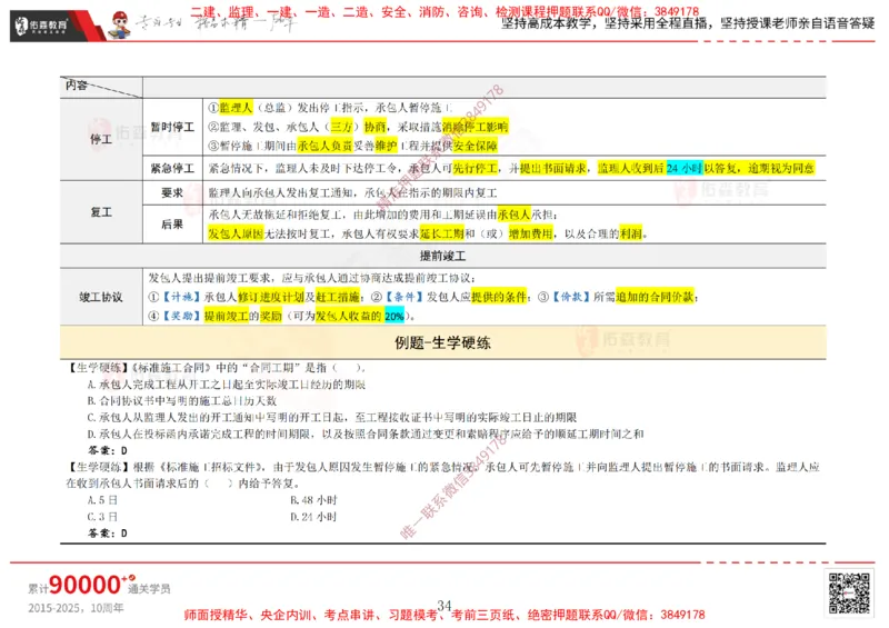 2025.2.15佑森教育闫力齐授课合同管理《第五、六、七、八、九章》专用讲义，版权所有，侵权必究_监理工程师_2025监理工程师_2025年监理工程师SVIP_2025年监理合同管理SVIP