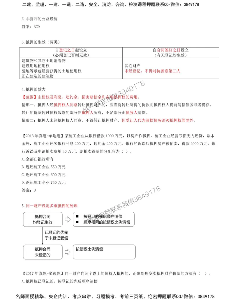 07-第1章-第三节-合同担保（二）_监理工程师_2025监理工程师_2025年监理工程师SVIP_2025年监理合同管理SVIP_02-基础精讲✿高端面授✿深度强化_讲义