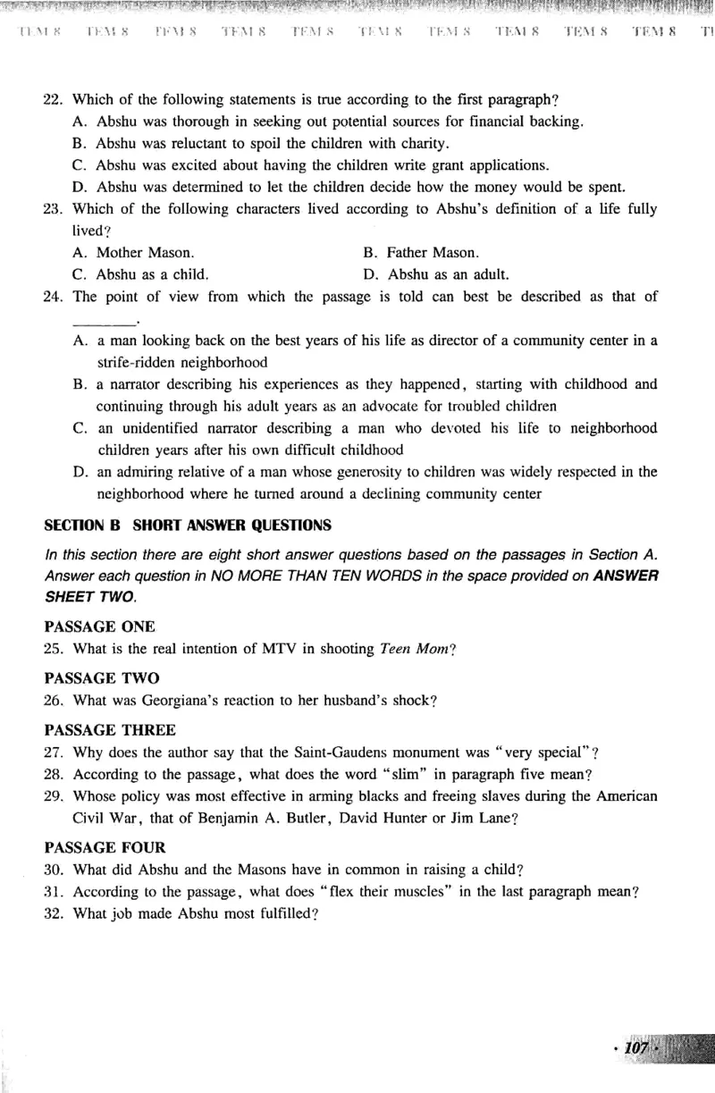 英语专业八级考试模拟试题集_2025专四专八真题及备考资料_2025专八备考资料_2025专八预测押题卷_2024专八模拟试题集