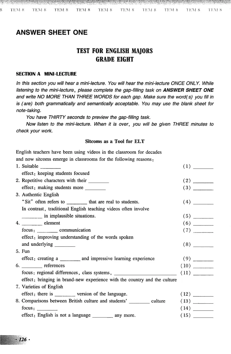 英语专业八级考试模拟试题集_2025专四专八真题及备考资料_2025专八备考资料_2025专八预测押题卷_2024专八模拟试题集