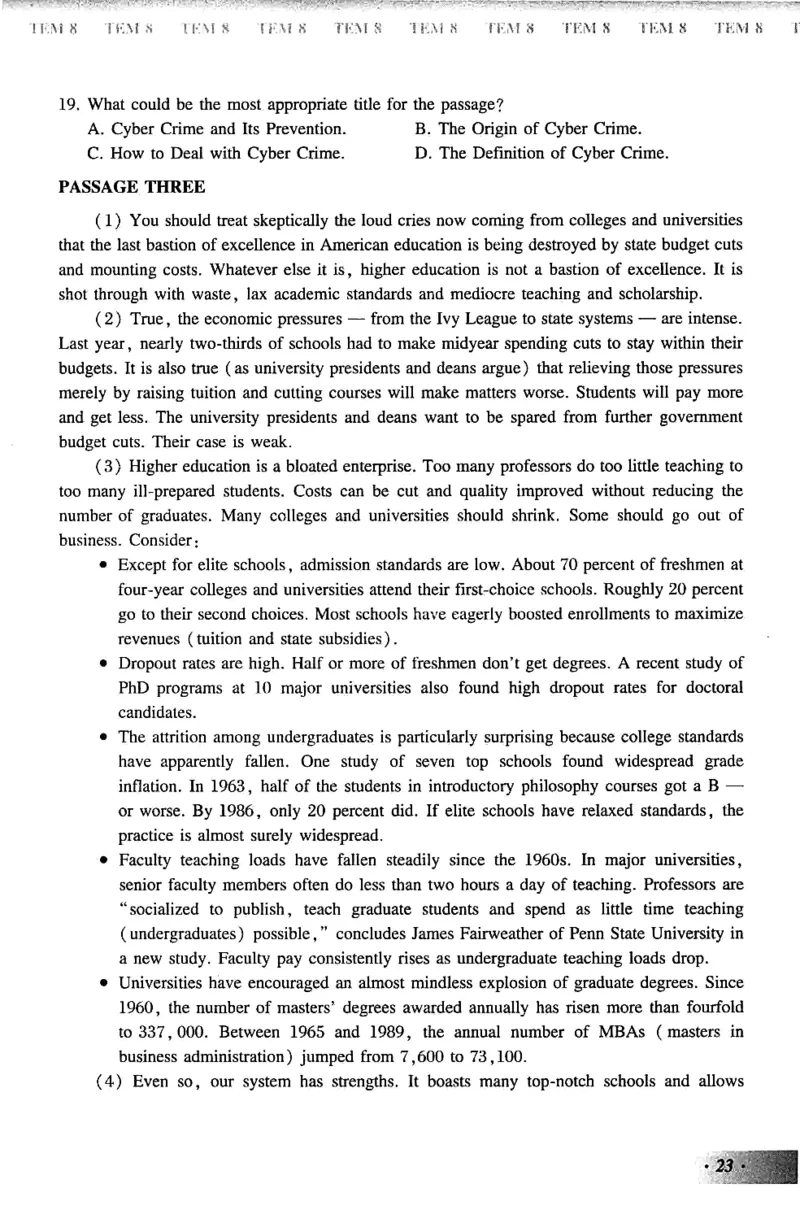 英语专业八级考试模拟试题集_2025专四专八真题及备考资料_2025专八备考资料_2025专八预测押题卷_2024专八模拟试题集