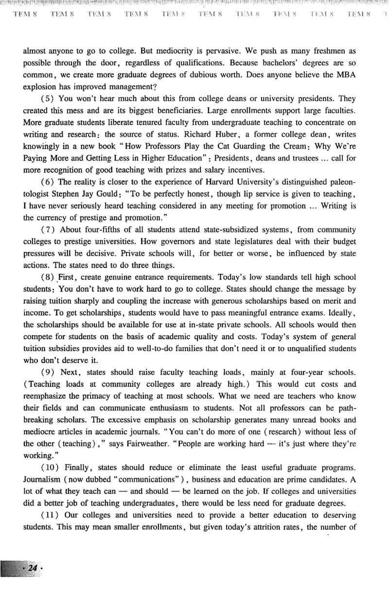 英语专业八级考试模拟试题集_2025专四专八真题及备考资料_2025专八备考资料_2025专八预测押题卷_2024专八模拟试题集