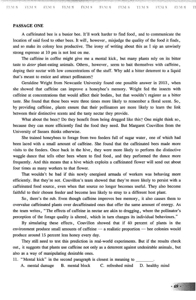 英语专业八级考试模拟试题集_2025专四专八真题及备考资料_2025专八备考资料_2025专八预测押题卷_2024专八模拟试题集