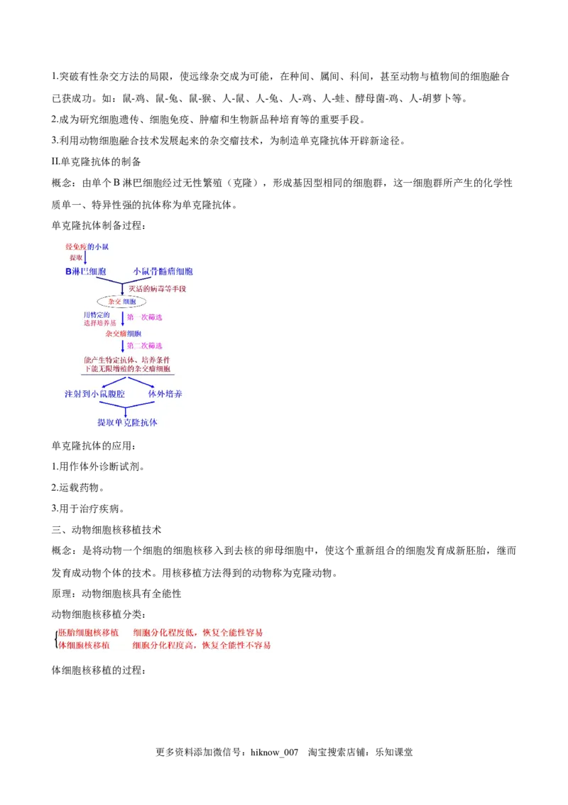 2.2动物细胞工程-2022-2023学年高二生物课后培优分级练（人教版2019选择性必修3）（解析版）_E015高中全科试卷_生物试题_选修3_2.同步练习_1.课后培优练2023