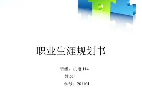 机电专业的职业生涯规划书(1)_E6-职业规划_45音乐专业