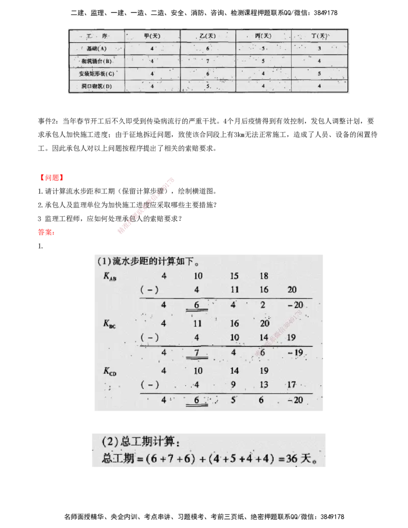 15-模块二-进度控制（四）_监理工程师_2025监理工程师_2025年监理工程师SVIP_2025年监理交通案例SVIP_02-基础精讲✿高端面授✿深度强化_09-交通案例《教材精讲班》田邵楠SMR