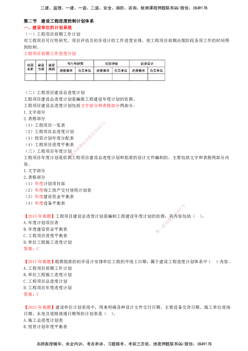 04-第一章-第二节-建设工程进度控制计划体系_监理工程师_2025监理工程师_2025年监理工程师SVIP_2025年监理土建控制SVIP_02-基础精讲✿高端面授✿深度强化_贾若冰_讲义