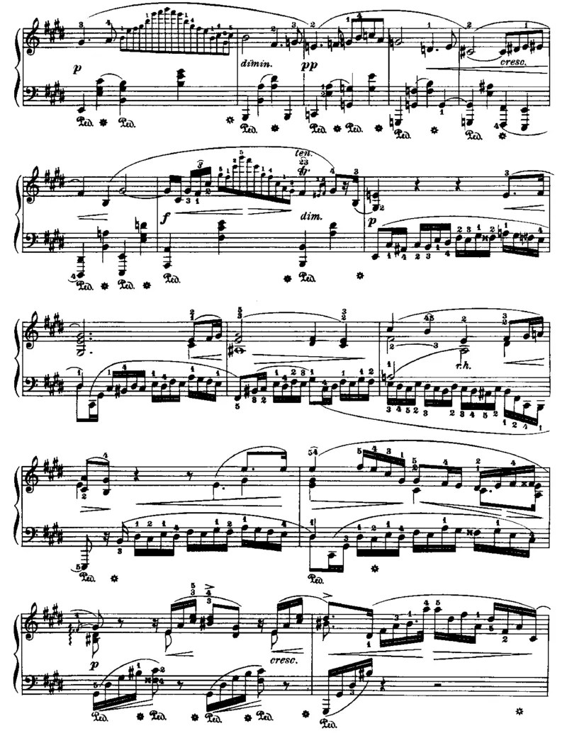 18nocturne-op-62-no-2_一万首著名钢琴曲谱哈农贝多芬合集视频教学电子版高清无水印可打印_1古典钢琴知名音乐家谱_肖邦钢琴谱全集_夜曲2版