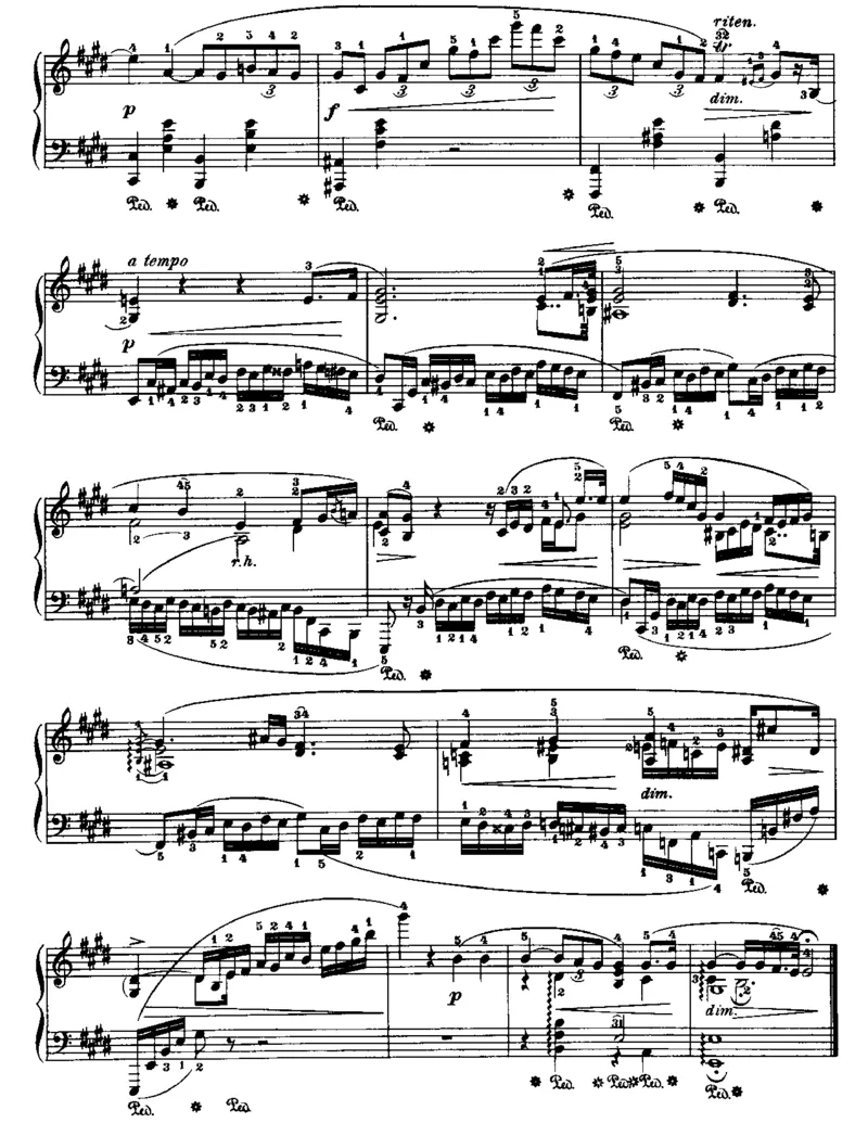 18nocturne-op-62-no-2_一万首著名钢琴曲谱哈农贝多芬合集视频教学电子版高清无水印可打印_1古典钢琴知名音乐家谱_肖邦钢琴谱全集_夜曲2版