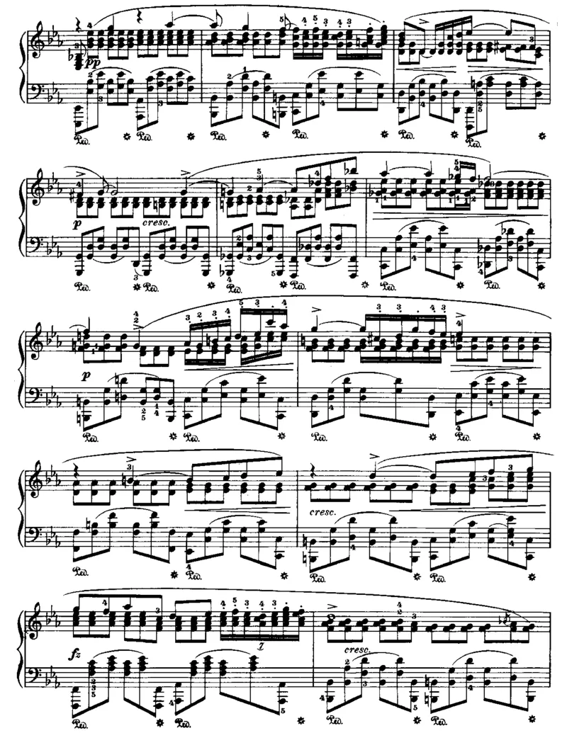 13nocturne-op-48-no-1_一万首著名钢琴曲谱哈农贝多芬合集视频教学电子版高清无水印可打印_1古典钢琴知名音乐家谱_肖邦钢琴谱全集_夜曲2版