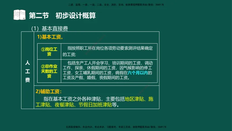 06-投资控制-第三章第二节初步设计概算_监理工程师_2025监理工程师_2025年监理工程师SVIP_2025年监理水利控制SVIP_02-基础精讲✿高端面授✿深度强化_03.投资_讲义